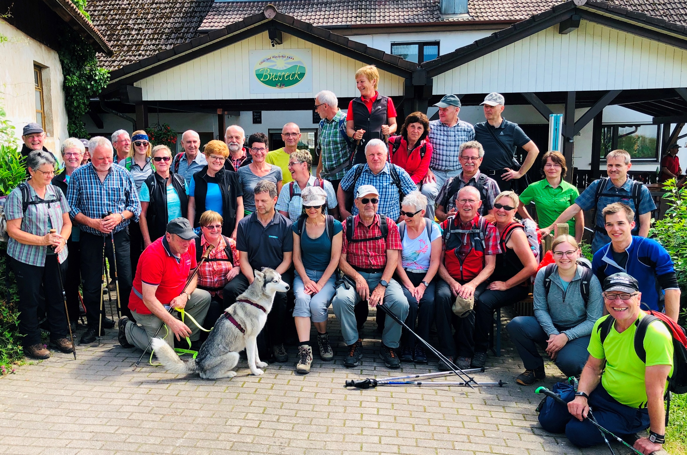 Wanderschar vom Skiclub Schiltach